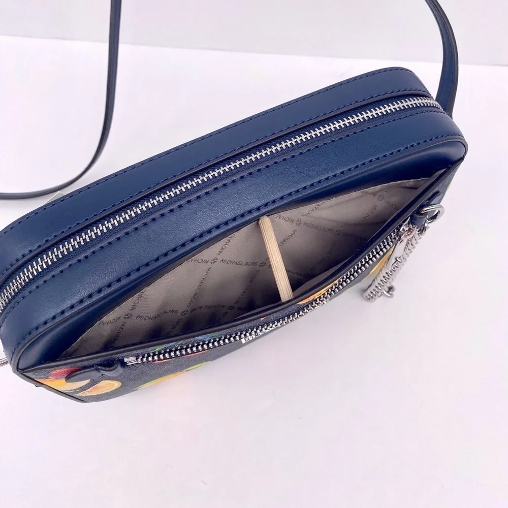 Michael Kors Large EW Zip Chain Crossbody Bag Admiral